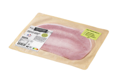 Le jambon cuit supérieur 3 NOIX avec couenne 2 tranches Le jambon cuit supérieur 3 NOIX avec couenne 2 tranches